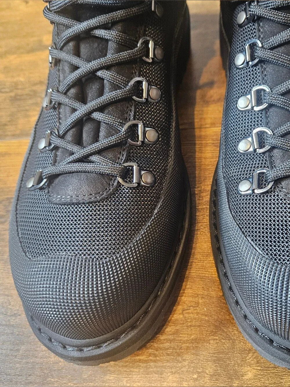 Diemme Roccia Vet Hiking Boots Black Fabric Men's EU 45 US 11 Dust Bag NEW BOXED